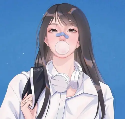 留言者头像，暖灰色背景下的轮廓剪影二号